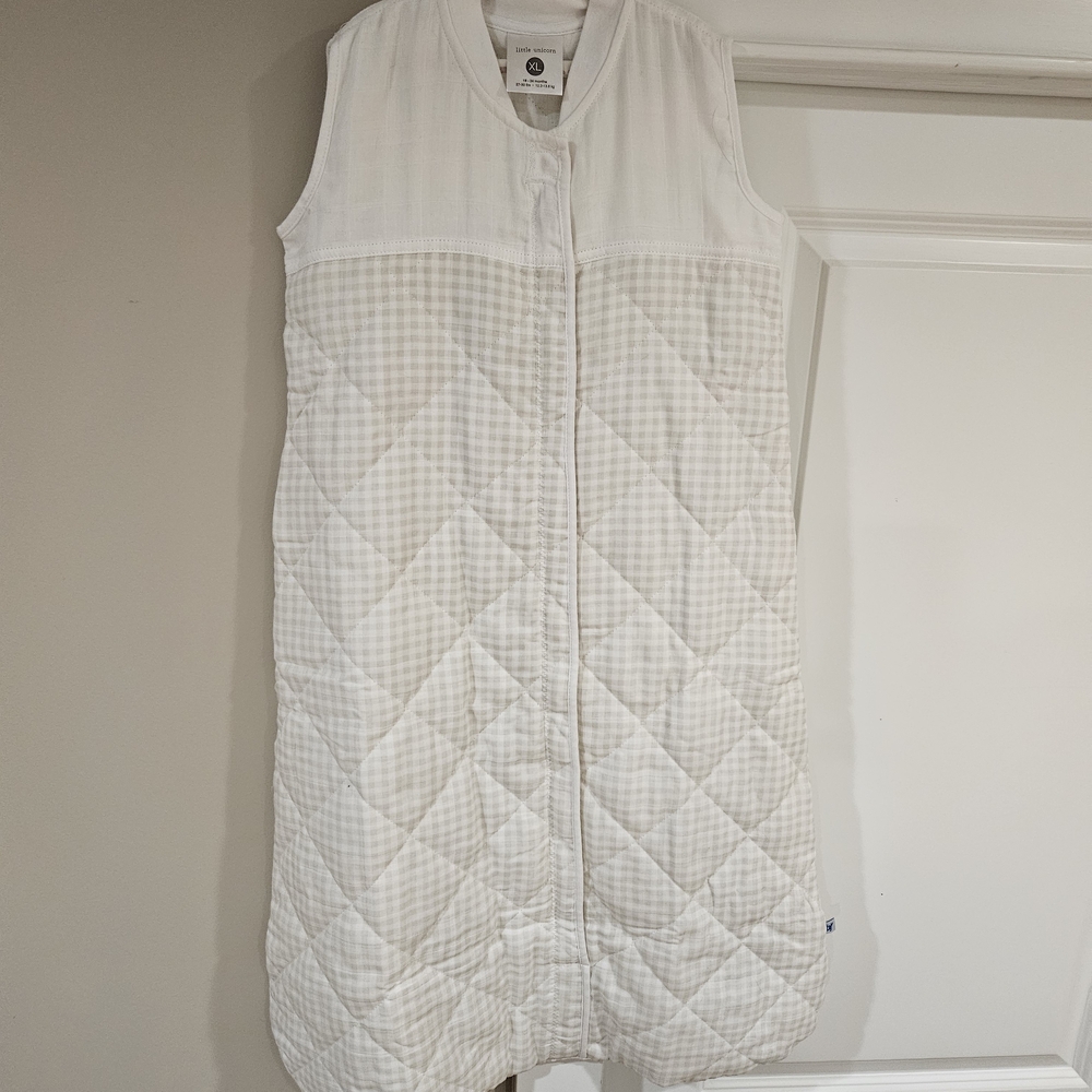 NWOT Little Unicorn Quilted Sleeveless Sleep Sack